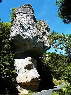 Le Grand Rocher, proche du Fourneau-du-Diable.