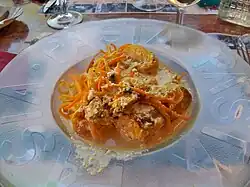 Bourride de fruits de mer.