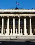 Façade du Palais Brongniart, Paris.