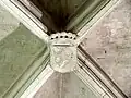 Clé de voûte de la 2e&nbsp;travée.