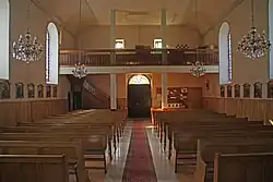 Église Sainte-Odile et Saint-Gengoult, vue sur la tribune.