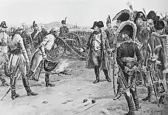 Karl Mack se rendant à Napoléon à Ulm, par Paul-Emile Boutigny