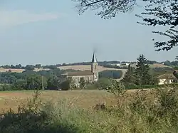 Vue de l'ouest.