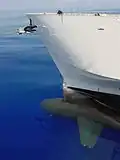 Quille du Kilo Moana (en forme de sous-marin).