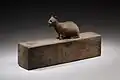Bronze-reliquaire de chat (MET 12.182.27)