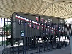 Wagon de type 40&8 au McCormick-Stillman Railroad Park à Scottsdale, Arizona.