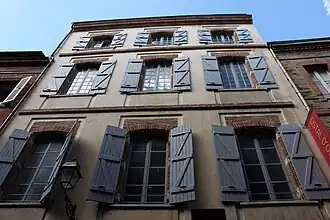 Façade de l'hôtel de Boysson-Cheverry.