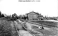 Bréal-sous-Montfort ː la gare du tramway (carte postale).