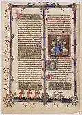 Sainte Anne, Marie et l'Enfant Jésus, folio 482 verso.