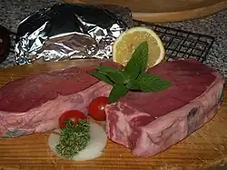 Pièce de bœuf.