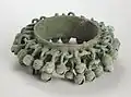 Bracelet avec moult grelots en alliage de cuivre