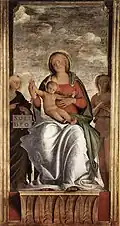 Madone et anges, Milan, pinacothèque de Brera