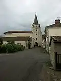 Vue de l'église de Brassempouy