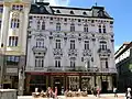 L'ancien palais Palugyay, Hlavné námestie, Bratislava&nbsp;(en), 1882-1883