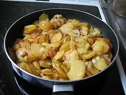 Sautées.