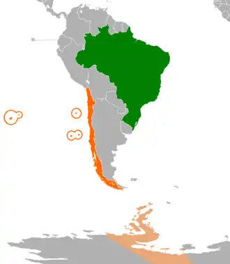 Chili et Brésil