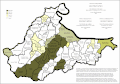 Proportion de Bosniaques à Brčko par colonies 2013