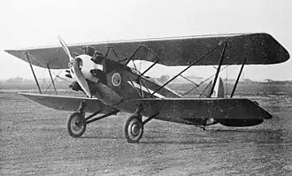 Vue de l'avion.