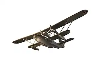 Vue de l'avion.