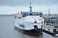 Le Breizh Nevez I à la gare maritime de Lorient avant sa mise en service