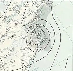 Carte météorologique du 30 juillet.