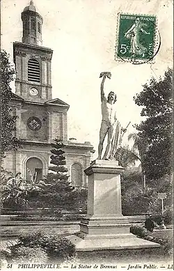 Brennus (1879), Philippeville (Algérie), carte postale vers 1900.