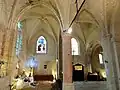 Chœur liturgique, vue vers le sud.