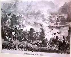 Bersagliers à la bataille de Vezza d'Oglio (it) (1866).