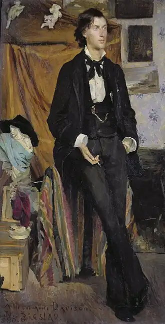 Portrait de Henry Davison, poète anglais (1880), Paris, musée d'Orsay.