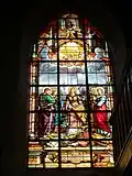 Sainte Cécile chantante au son de l'orgue.