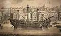 Brest : le port en Penfeld (1777, Louis-François Cassas) 3