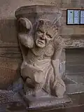 Bénitier soutenu par un démon (XIXe).