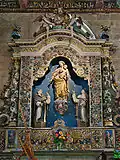 Pleyben, St Germain, retable du Rosaire