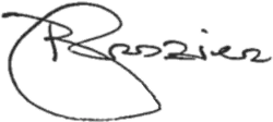 signature de Brett Crozier