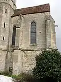 Chœur, vue depuis le sud.