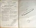 Brevet d'invention de réflecteur pour lampe.