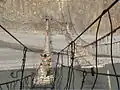 Femmes traversant la rivière Hunza, près de Passu.