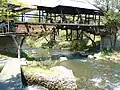 La terrasse restaurant du pont en bois de Valjevo