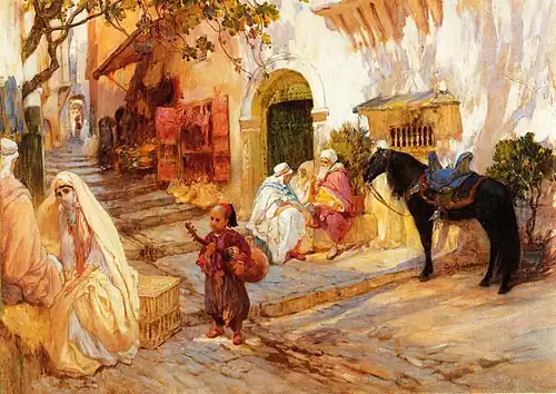 Scène de rue en Algérie