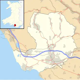 (Voir situation sur carte : Bridgend)