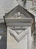 Couronnement d'un contrefort au nord.