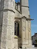 Façade du bas-côté sud.