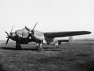 Vue de l'avion.