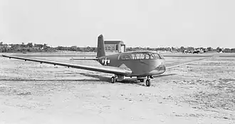 Vue de l'avion.