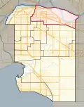 Frontière de la circonscription en 2015.