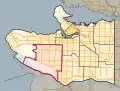 Frontière de la circonscription en 2015.