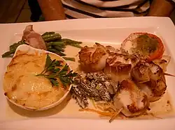 Coquilles Saint-Jacques aux morilles