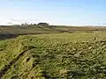 Vestiges du mur sud du fort, vue de l'ouest