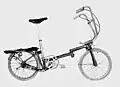 Un prototype du vélo Brompton