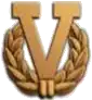 Insigne "V" en bronze avec couronne pour la quatrième récompense